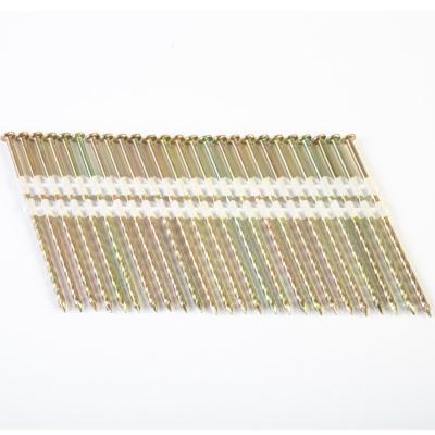 China Flat 21 Degree Plastic Strip Nails Framing Nails for sale