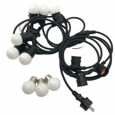 China Light Bulbs String Lights Factory Sale Widely Connectable G50 Outdoor 20L Led Christmas String Lights for sale