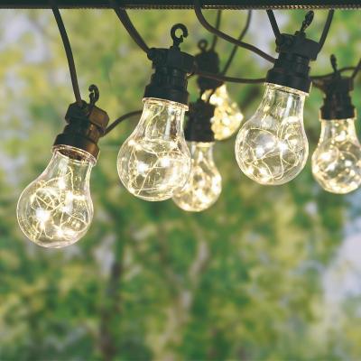 China Garden 10L Outdoor Waterproof Flexible Led String Light Sockets Perfect Patio Lights for sale