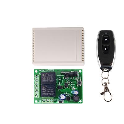 China 433mhz Wireless Remote Control Switch 6V 12V 24V Switch 2CH Relay Module Receiver EV1527 RF Transmitter 433Mhz Remote Control Motor for sale