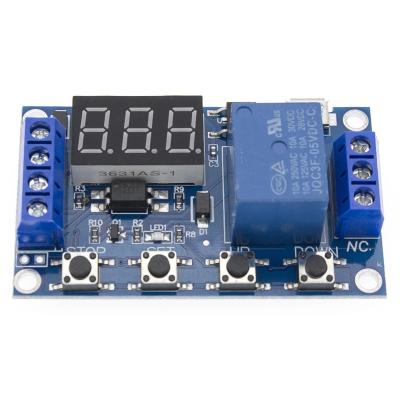 China ISMART Micro DC 6-30V Support USB 5V LED Display Automation Cycle Delay Timer Control Off Switch Delay Time Relay 6V 9V 12V 24V Timer Relay Module for sale