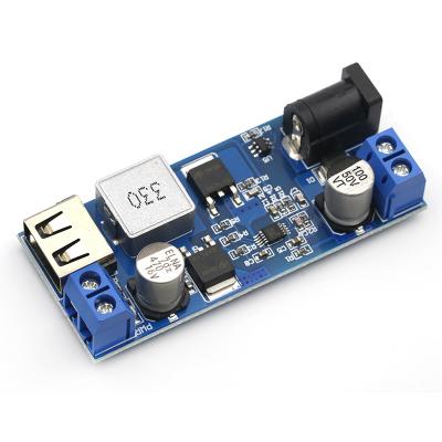 China ISMART DC-DC 24V/12V to 5V 5A Power Supply Adjustable Buck Converter Replace LM2596S USB Module 5v 5A Step Down MALE CONVERTER for sale