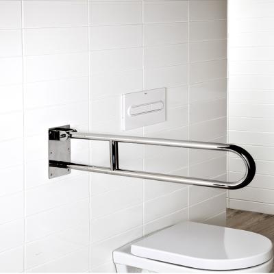 China Modern Wholesale Folding Bathroom Grab Bar Handicap And Toilet Railing Disabled Grab Bar for sale