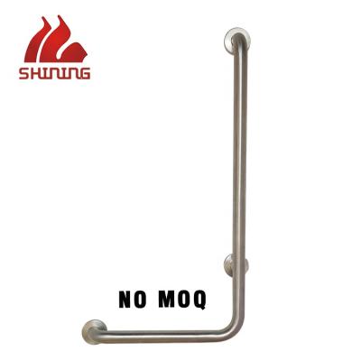 China 304 Stainless Steel Bath L Shaped Safety Stainless Steel Disabled Shower Grab Bar for sale