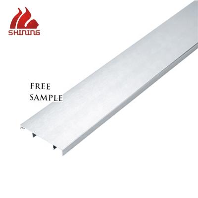 China Free Sample Anti-collision Decorative Flexible Wall Sideboard Aluminum Skirting Board for sale