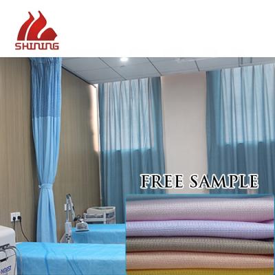 China 2019 new design fabric and aluminum alloy curtain with high quality and competitive price in hospital for sale