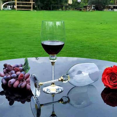 China Is not goblet manufacturers wholesale cocktail glasses can be custom red grape wine diamond glass crystal wine glass for sale