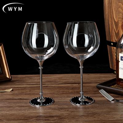 China Is not the European factory direct high-end household diamond red wine crystal crystal glass of red grape wine glass for sale