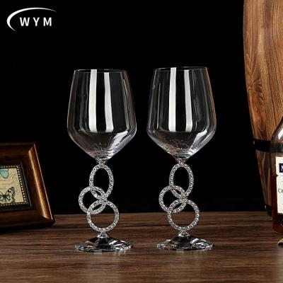 China Is not the European high-end glass grape style household champagne red wine factory direct sales crystal wine glass red wine glass for sale