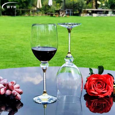 China Is not diamond crystal wine glass manufacturers wholesale cocktail glass can be customized red wine glass for sale