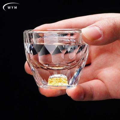 China Wholesale Modern Whiskey Blackjack Crystal Shot Glass Custom Logo 1oz/15ml Luxury Wine Glass for sale