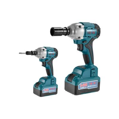 China Impact Cordless Screwdriver Cordless Impact Wrench With Lithium Battery Brushless Wrench for sale