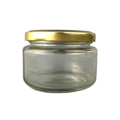 China 170ML CANNED FOOD AROUND GLASS JAR for sale