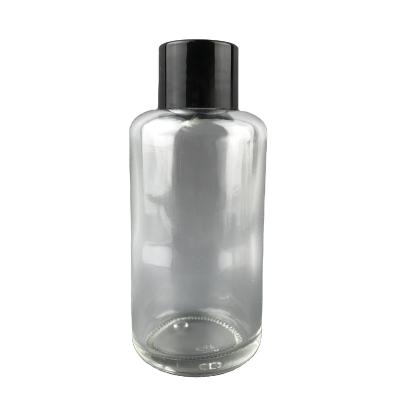 China High quality 100ml cheap clear round portable wine/honey/beverage glass bottle for sharing for sale