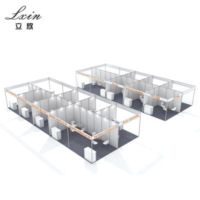 China Exhibition Exhibition system stand display booth with Aluminium profile and wall panel for trade show booth for sale