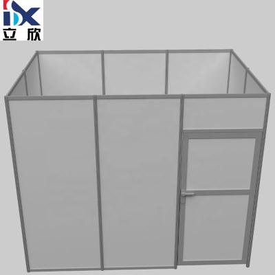 China Exhibition Portable Aluminum Shell Scheme standard booth isolation square cabin for sale