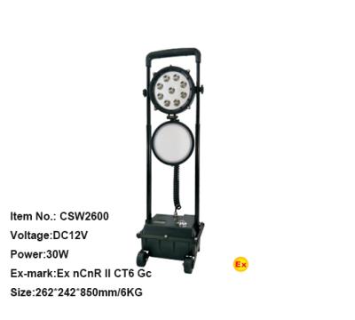 China Industrial Waterproof Portable Explosion Proof 30W Work Light Rechargeable Led Working Lights for sale