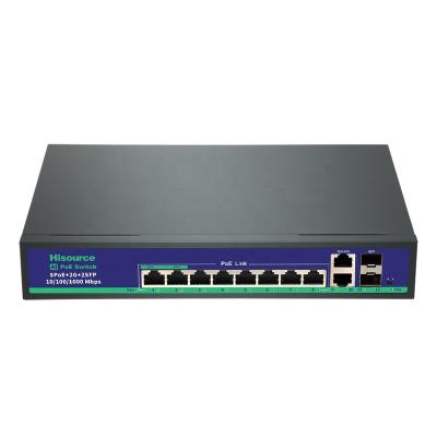 China Networking HOT NEW NEXT 8+2+2 IoE 100/1000 plug and play vlan AI PoE switch Ethernet network switch for sale