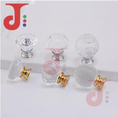 China Modern Kitchen Drawer Cupboard Hardware Furniture Handle Glass Cabinet Pulls Crystal Door Knob for sale