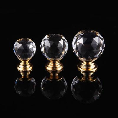 China Hot Sale 30mm Crystal Cabinet Knobs/Crystal Handle For Furniture/Crystal Cabinet Knob for sale