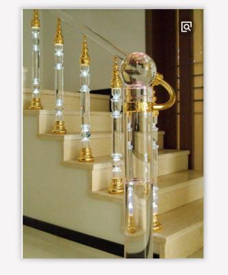 China Crystal Products Home Decoration Bubble Handrail Building Pillar for sale