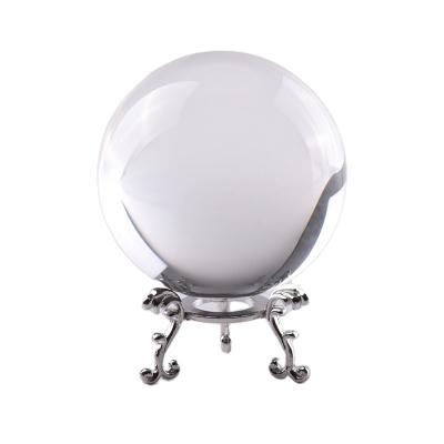 China Europe Best Quality 3inch(80mm) Glass K9 Crystal Ball Clear With Stand For Photography for sale