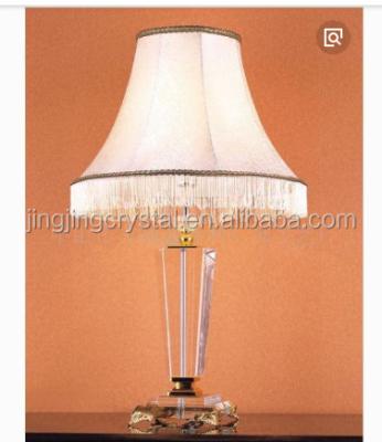 China Europe style new hotel crystal table lamps for sale