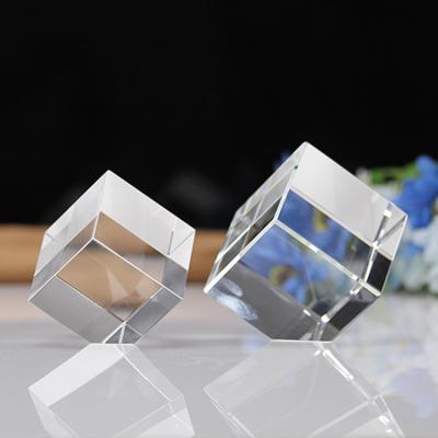 China China High Quality Blank Crystal Block Cube In Different Shapes For 3D Laser Engraving for sale