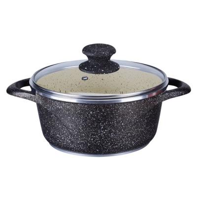 China New Design Sustainable Casserole With Lid Set Aluminum Cookware Pot Kitchen Cookware Sets for sale