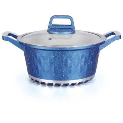 China New Product Sustainable Hot Cookware Set Aluminum Casting Kitchen Star Cookware for sale