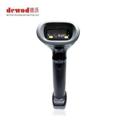 China DEWO 2D New Product Cheaper Model Wireless BT 2.4G Barcode Scanner With Charging Cradle 600*600mm for sale