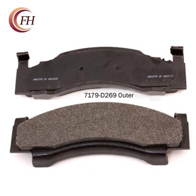 China Ceramic brake system factory release brake pads cheap treatment. D269 for sale