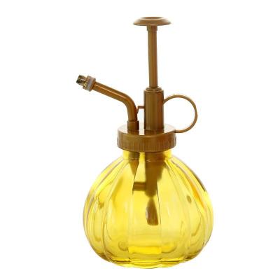 China Personal Care Transparent Glass Spray Can Multicolor Pumpkin Flower Aspersed A Spray Bottle for sale