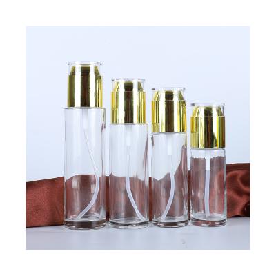 China Quality Assurance Glass Products Cosmetic Clear Miniature Sealed Glass-Bottle For Cosmetic for sale