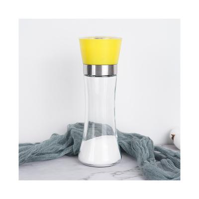 China Viable Price Viable Black Yellow Orange Glass Good Condiment Bottles Professional Seasoning For Kitchen Utensil for sale