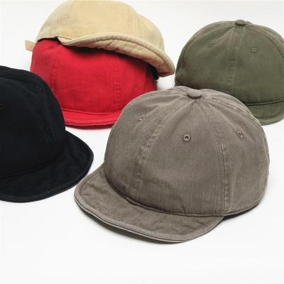 China breathable & Wholesale KON Waterproof Men's Hat Wash Grinding Worn- Brim Soft High Street Custom High Quality Hat for sale