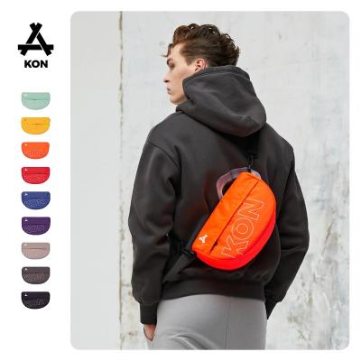 China 2020 New KON Men's Leisure Dumpling Nylon Bag One Shoulder Messenger Bag Fashion Backpack Fashion Trunk Bag Brand for sale