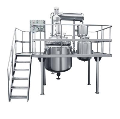 China Factory Acrylic Resin Activated Stainless Steel Pharmaceutical Bioreactor Ss304 Ingredient Tank Lab Mixing Reactor for sale