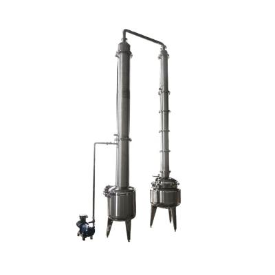 China Factory Ethanol Propanol Distillation Column Evaporation Equipment Ethanol Recovery Solvent Distillation Column for sale