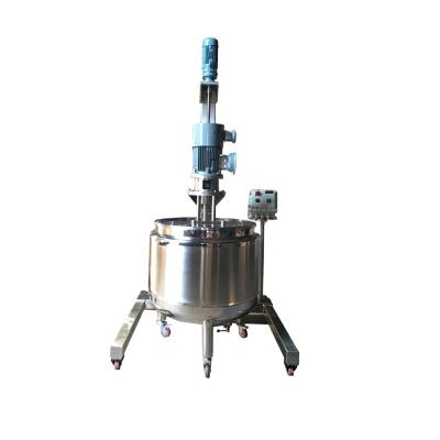 China Liquid With Hand Gel Cosmetic Blender Powder 300L Stainless Steel Shampoo Blender Dispersion Tank for sale