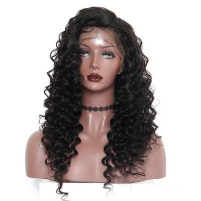 China Curly Wig Cut Hair Bob Curly Wig Short Full Lace Wig Bleached Knots Lace Frontal 13x4 Wig With Baby Hair for sale