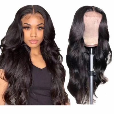 China Brazilian Remy Human Hair Lace Front Wigs 100% Natural Body Wave 13*4 Lace Frontal Wigs For Black Woman for sale