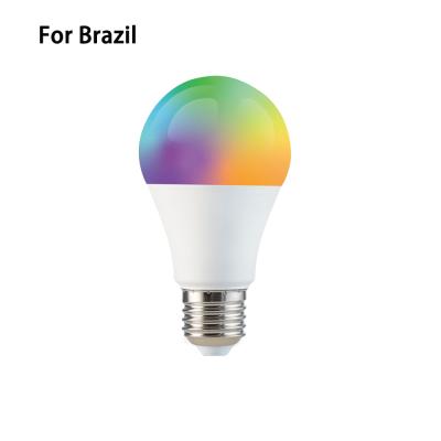 China Brazil 100-240RGBCW 9 11 15W Multicolor Smart WiFi BLE LED Warehouse Light Bulbs Compatible For Alexa And Google Home OEM Factory for sale