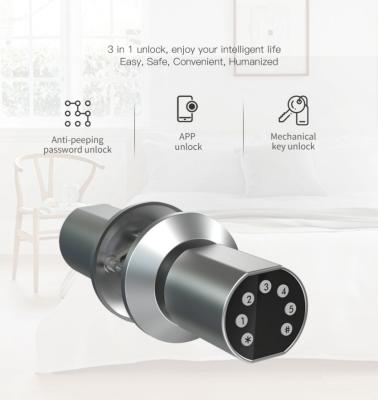 China APP Remote Control Smart Wifi Door Lock App New Notice Alerts Alarm Home Security, Compatible with Alexa Google Home for sale