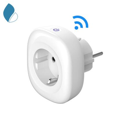 China Smart Home Plug Factory EU CE Humidifier Lamp Home Appliance Residential/Multipurpose Wifi For Tuya/Google Assistant/Alexa 2 Pin Plug Socket OEM for sale