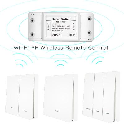 China Plastic HDPE (Type2) Wall Panel Rf433mhz Transmitter, Wireless Smart Remote Control RF Switch 2way 3way 4way Multi Control (should work with receiver) for sale