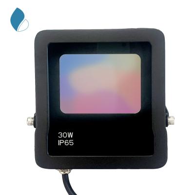 China Residential Multicolor RGBW 10/20/30/50W Smart WiFi LED Floodlight Compatible with Google Home Alexa and CE Rohs for sale