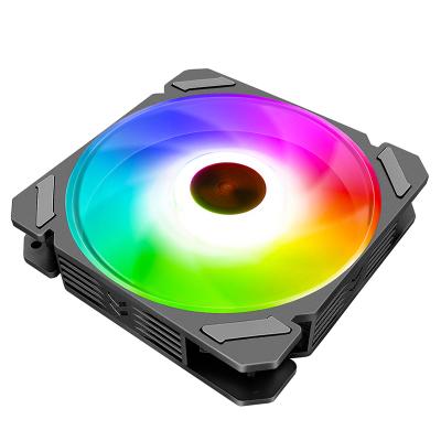 China Interesting Lighting DC 12v Computer Case LED Fan / New Design ARGB RGB Fans 120mm 3 Packs for sale