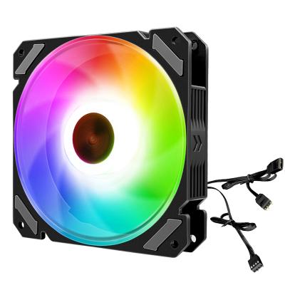 China Computer Case 3in1 120mm PC Case Fan 6PIN RGB ARGB Computer Fans CPU Fan for sale