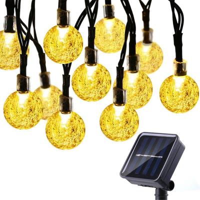 China Festival Decoration New Solar String Lights 50 LED Flower Waterproof String Christmas Party Wedding New Year Decoration Fairy Garland for sale